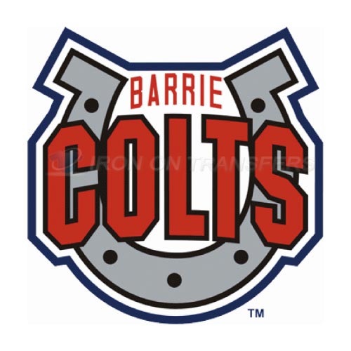 Barrie Colts Iron-on Stickers (Heat Transfers)NO.7314